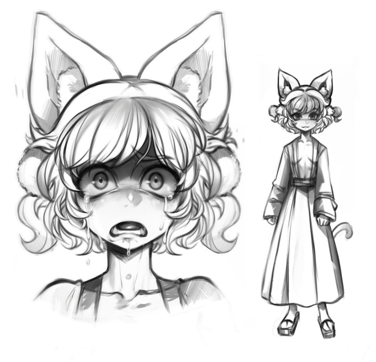 Filemonte_ge's tweet image. Nizca 
filemonte.fanbox.cc
#sketch #digitalart #catgirl #cutegirl