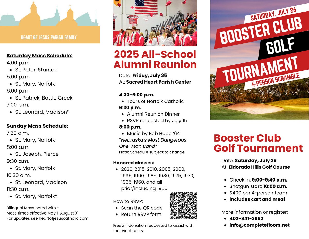 More details for our <a href="/NorfolkCatholic/">Norfolk Catholic School</a> alumni weekend next month ⤵️

𝔽ℝ𝕀𝔻𝔸𝕐 - 𝕁𝕌𝕃𝕐 2⃣5⃣ 
All classes welcome to attend.
Tours of the school prior to dinner at 6:30 p.m.
Bob Hupp '64 has agreed to perform during the evening.
RSVP link: onrealm.org/sacredheartnor…