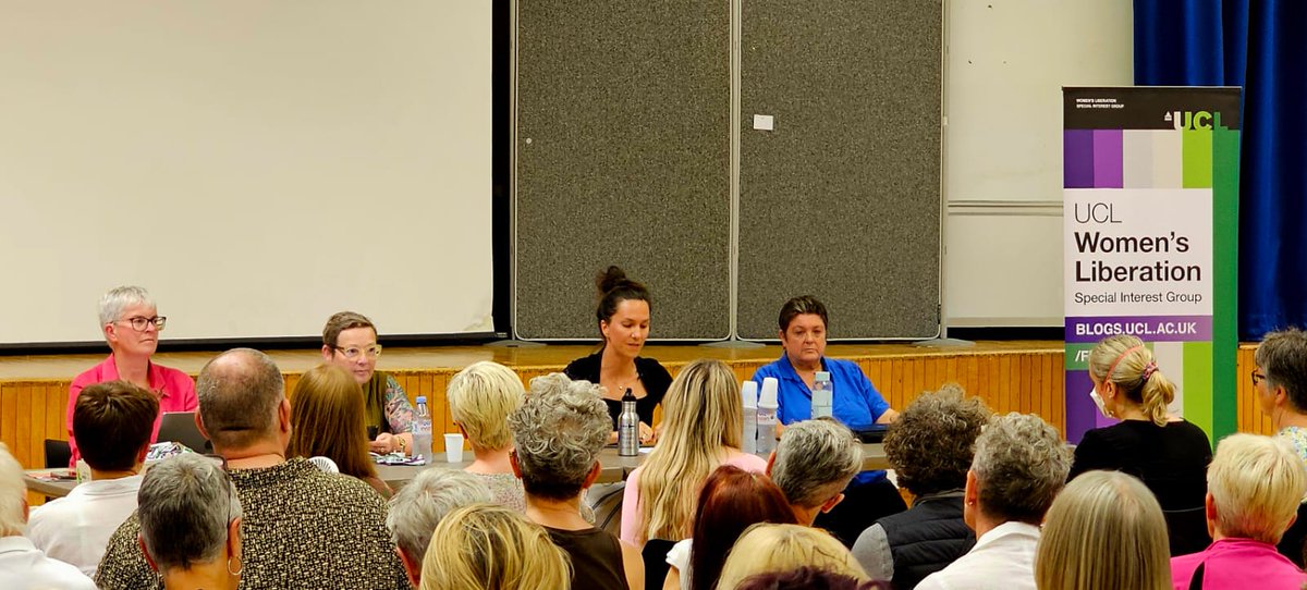 FiLiA (@filia_charity) on Twitter photo Now at the event by <a href="/UCLwomenslib/">UCL Women's Liberation</a> & The Lesbian Project: What does the Supreme Court judgment mean for lesbians? with Naomi Cunningham <a href="/legalfeminist/">Legal Feminist</a>, <a href="/bindelj/">Julie Bindel</a> & <a href="/JoPhoenix1/">Prof Jo Phoenix</a>
Several protestors just removed, like all Men's Rights Activists, they came too soon! Now we continue! Now at the event by <a href="/UCLwomenslib/">UCL Women's Liberation</a> & The Lesbian Project: What does the Supreme Court judgment mean for lesbians? with Naomi Cunningham <a href="/legalfeminist/">Legal Feminist</a>, <a href="/bindelj/">Julie Bindel</a> & <a href="/JoPhoenix1/">Prof Jo Phoenix</a>
Several protestors just removed, like all Men's Rights Activists, they came too soon! Now we continue!