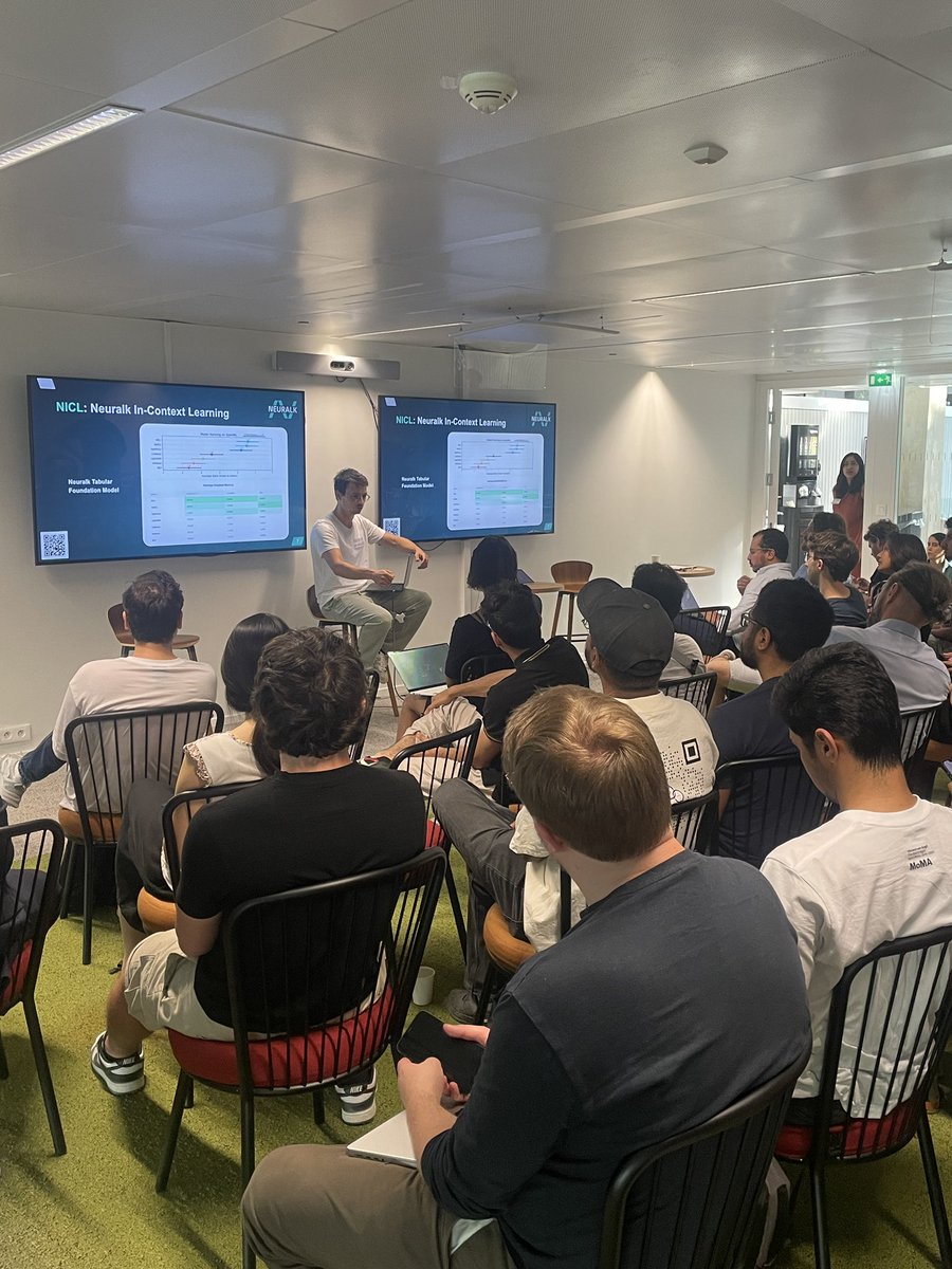 Alisdair Broshar (@alisdairbroshar) on Twitter photo Up next is Alex from <a href="/Neuralk_AI/">Neuralk-AI</a> showcasing how to build ML pipelines using Neuralk Foundry 🔥 Up next is Alex from <a href="/Neuralk_AI/">Neuralk-AI</a> showcasing how to build ML pipelines using Neuralk Foundry 🔥
