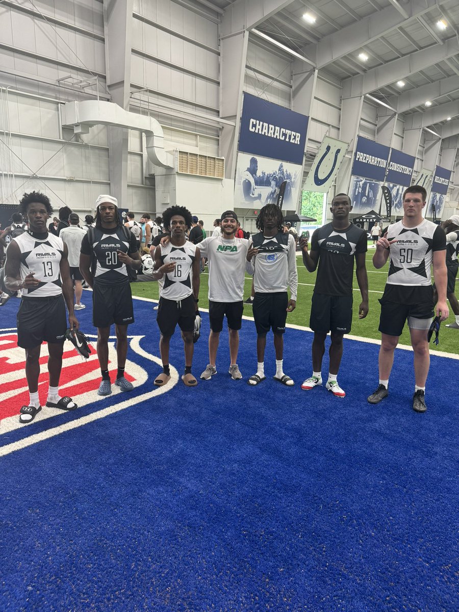 Jaxon Rose (@jaxon_rose8) on Twitter photo NPA was represented well at the <a href="/RivalsCamp/">Rivals Camp Series</a> Five Star Camp in Indianapolis where 100 of The Top Players in the Country were invited. We had 7 there! Nobody does it better💯 <a href="/BuckFitz/">NPA/SUPERMAX 100</a>
<a href="/DuvayAllday/">Duvay Williams</a> <a href="/DeAriesH1/">De’Aries (Curly) Holland</a> <a href="/JoelWyatt832007/">Joel Wyatt</a> <a href="/carson_sneed5/">Carson Sneed</a> <a href="/chastonsmith_4/">Chaz</a> <a href="/shavar_y/">Shavar Young Jr.</a> <a href="/Tyreekking15/">Tyreek King</a> NPA was represented well at the <a href="/RivalsCamp/">Rivals Camp Series</a> Five Star Camp in Indianapolis where 100 of The Top Players in the Country were invited. We had 7 there! Nobody does it better💯 <a href="/BuckFitz/">NPA/SUPERMAX 100</a>
<a href="/DuvayAllday/">Duvay Williams</a> <a href="/DeAriesH1/">De’Aries (Curly) Holland</a> <a href="/JoelWyatt832007/">Joel Wyatt</a> <a href="/carson_sneed5/">Carson Sneed</a> <a href="/chastonsmith_4/">Chaz</a> <a href="/shavar_y/">Shavar Young Jr.</a> <a href="/Tyreekking15/">Tyreek King</a>