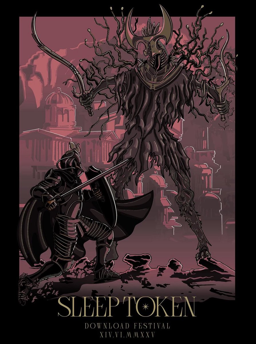 leave_not_liv's tweet photo. the fantastic @chrishardyart has recently rejoined the platform

Chris is the the designer for the euro tour &amp; download posters, as well as, designing several merch pieces for ST

definitely give them a follow! https://t.co/TABAsrLIpe