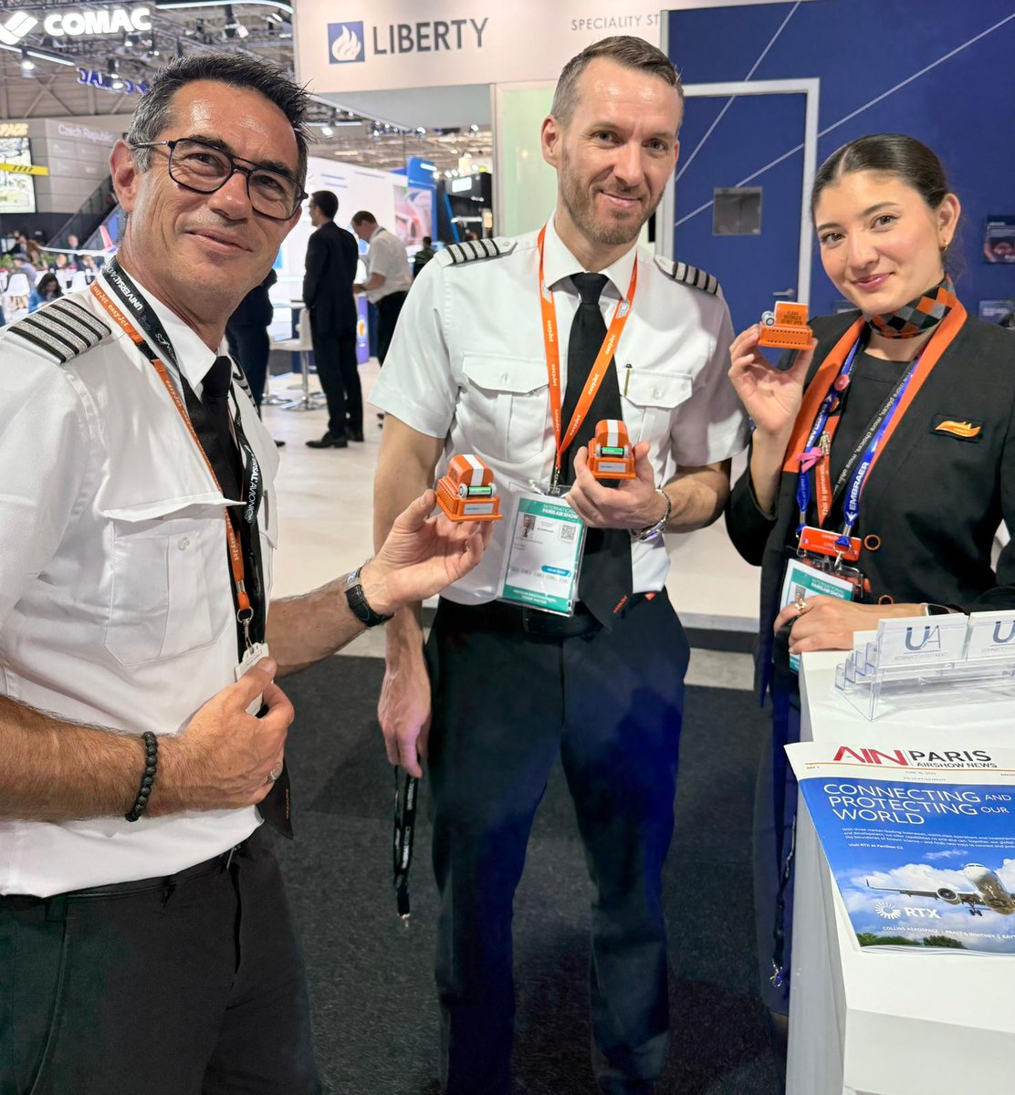 UnivAvionics's tweet image. A heartfelt thank you to everyone who visited our booth and shared in the excitement at the Paris Air Show!
The journey from vision to reality is fueled by these connections. Stay tuned for more exciting announcements. What was your biggest takeaway from this year's show? #PAS25