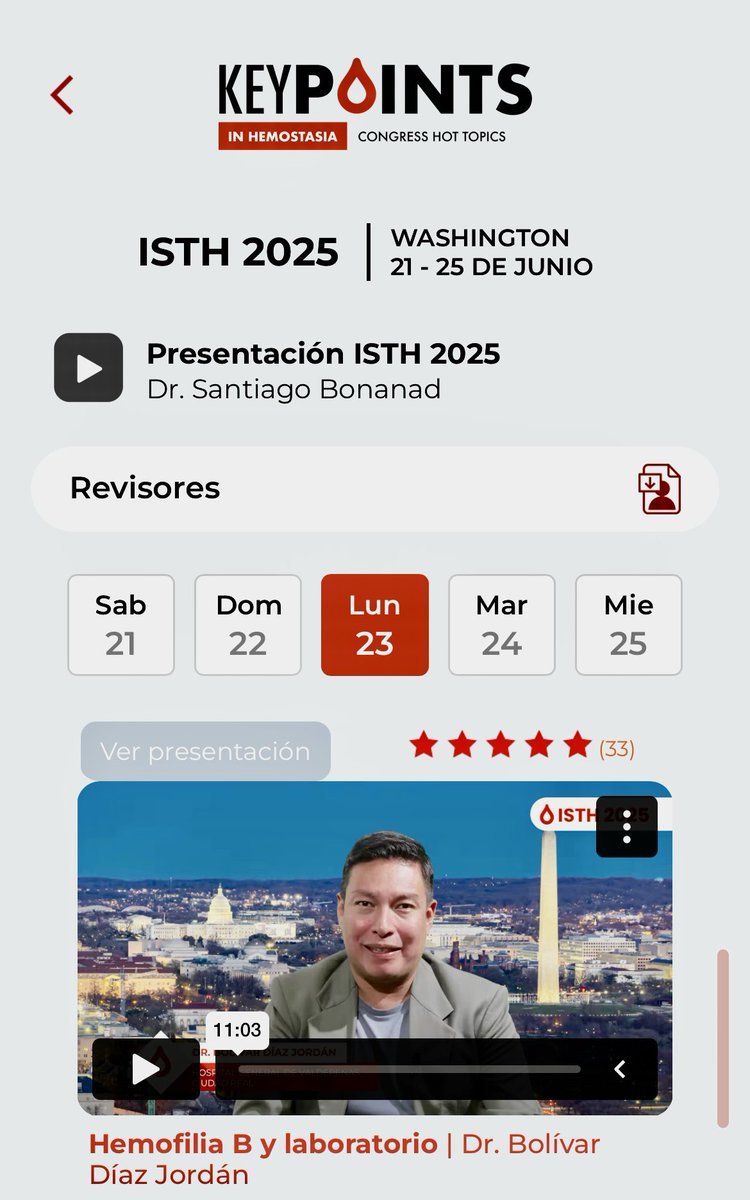 Un año más, agradecemos haber podido participar en los #KeypointsInHemostasis durante #ISTH2025
Una oportunidad clave para compartir y debatir los avances más relevantes del congreso.
Gracias a <a href="/SETH__Oficial/">SETH Trombosis y Hemostasia</a>  y <a href="/NovoNordiskES/">Novo Nordisk España</a> por el espacio y la confianza.