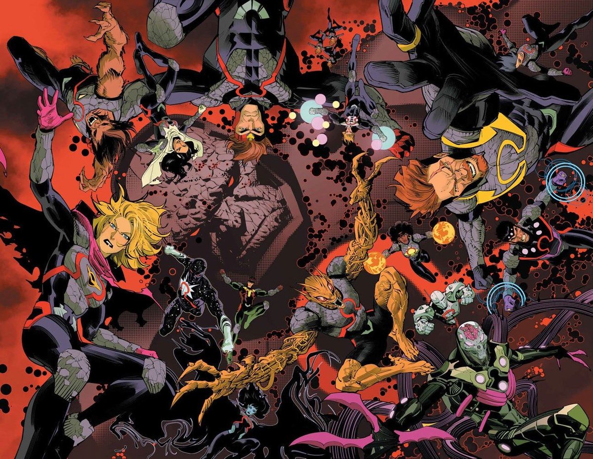 The end of last year's DC ALL IN SPECIAL #1, the story with Darkseid's Legion and Booster Gold, continues in SUPERMAN #28.

Pre-order with your comic book store this week!
