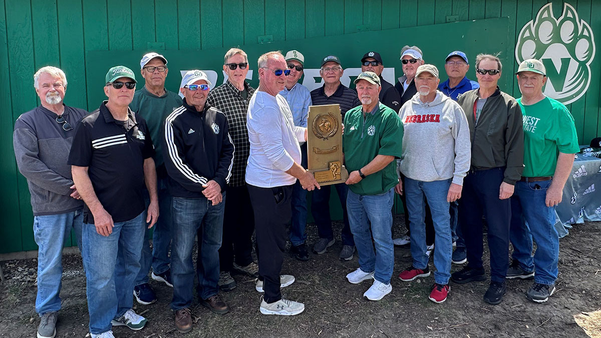 Fifty years ago, Northwest Missouri State University witnessed one of its greatest seasons in Bearcat athletics history, and one that remains the best finish for its baseball program.

In April, players from that era of Bearcat baseball gathered for a reunion and were celebrated
