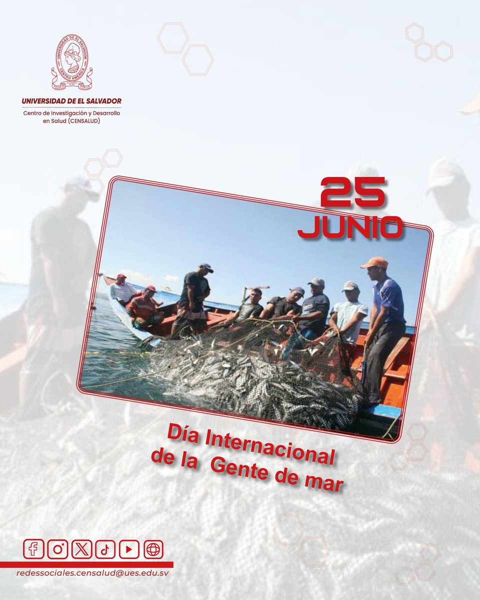 Reconocimiento a las personas relacionadas con la actividad marítima en “Día Internacional de la gente de Mar”, aporte al comercio marítimo y economía mundial
#censaludues #saludpública #AcuiculturaSostenible #InvestigaciónCientíficaUES #CienciayTecnologia #EcosistemadeManglar