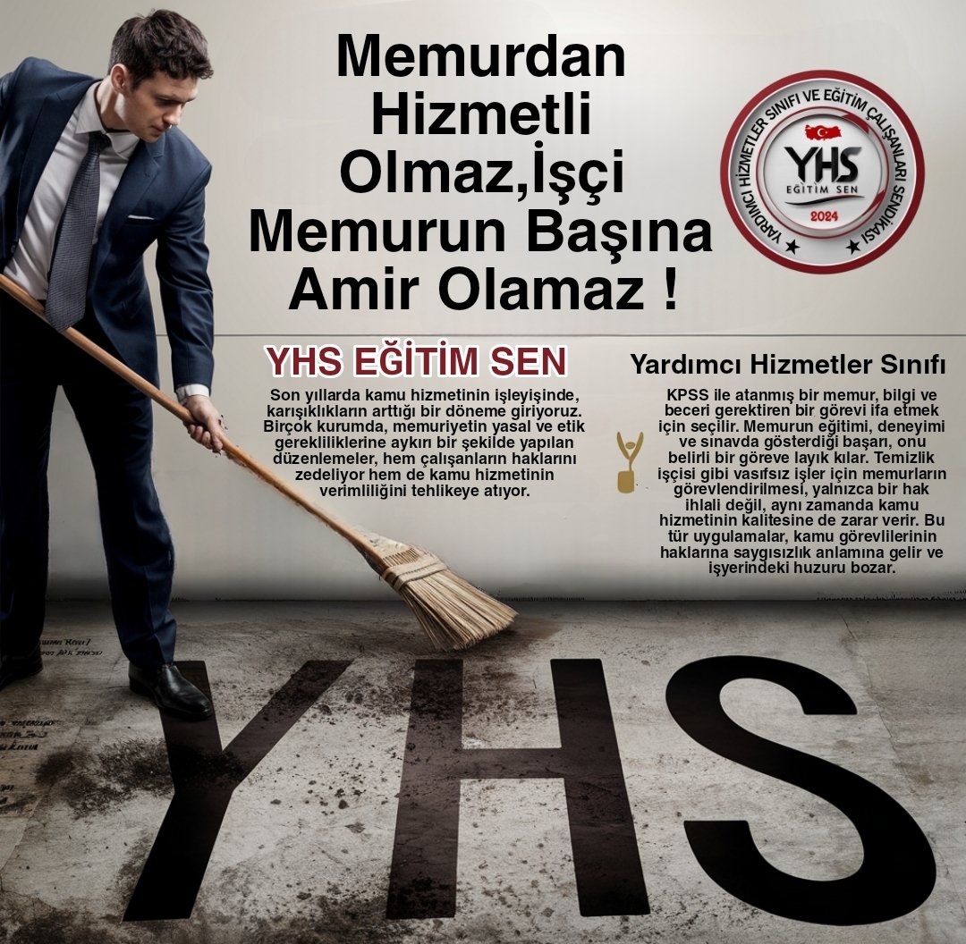 işçiler, memurların başına resmi veya gayriresmi amir olarak görevlendiriliyor.
Bu durum hem çalışma barışını bozuyor hem de görev, yetki ve sorumluluk dengesini altüst ediyor.
Memur statüsündeki bir çalışan, liyakati yok sayarak işçi statüsündeki birine bağlı çalışmak zorunda
