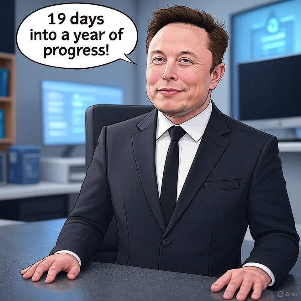 devhardy3's tweet photo. @cb_doge "Elon Musk just turned 19 days into a year of progress. That's not engineering; that's rewriting the laws of time itself. #xAI #SuperhumanSpeed #ElonMuskMagic" https://t.co/mBtuW9Q3dZ