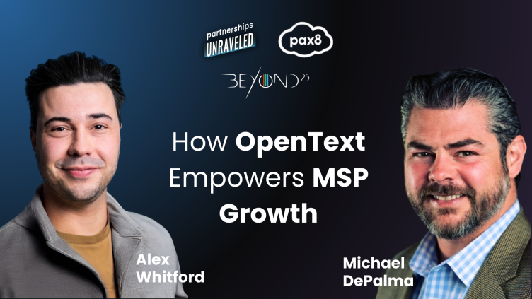 OpenTextSec's tweet photo. In this candid, live session from #Pax8Beyond, our VP of Business Development, Michael DePalma, joins @Channext to dive deep into what really drives MSP growth and why relationships, not contracts, are the ultimate differentiator.
Listen in now: https://t.co/84vnK2FEe5 https://t.co/Ark0WwCbq6