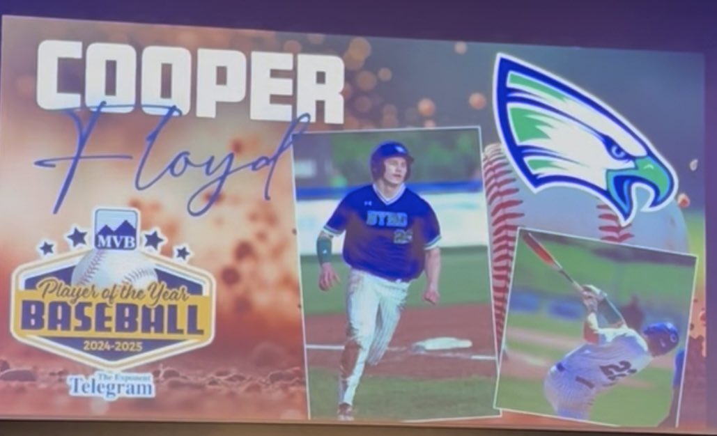 Cooper Floyd (@cooperfloyd11) on Twitter photo Thank you Exponent Telegram, <a href="/WVNews247/">WV News</a> and MVB Bank for naming me Harrison County Baseball Player the Year. Congratulations to all of the winners in all sports. <a href="/wvswa/">WV Sports Writers</a> <a href="/SRUBaseball/">Rock Baseball</a> <a href="/AGBaseball9/">Alex Guerra</a> <a href="/LoganHullette2/">Logan Hullette</a> Thank you Exponent Telegram, <a href="/WVNews247/">WV News</a> and MVB Bank for naming me Harrison County Baseball Player the Year. Congratulations to all of the winners in all sports. <a href="/wvswa/">WV Sports Writers</a> <a href="/SRUBaseball/">Rock Baseball</a> <a href="/AGBaseball9/">Alex Guerra</a> <a href="/LoganHullette2/">Logan Hullette</a>