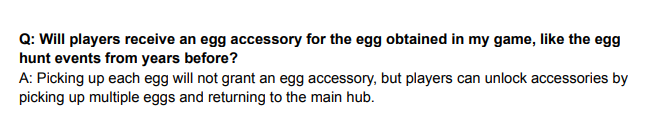 aduritehunters's tweet image. Roblox The Hatch News |🚨
According to @RBXevents_ 
It states in the FAQ each egg won&apos;t be an accessory but picking up multiple eggs will give an accessory. So pretty much every other event. This is NOT the egg hunt we want.

#ROBLOX #RobloxDev #robloxevents #TheHatch