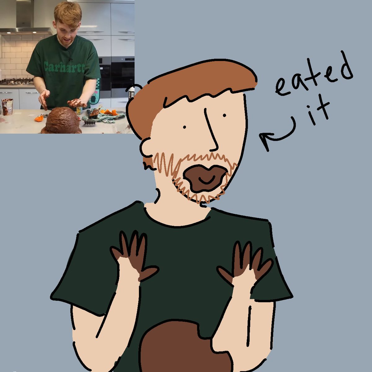 ukytdoodles's tweet photo. He eated it . Spit it out !!

#stephentries https://t.co/y74cKvNNTz