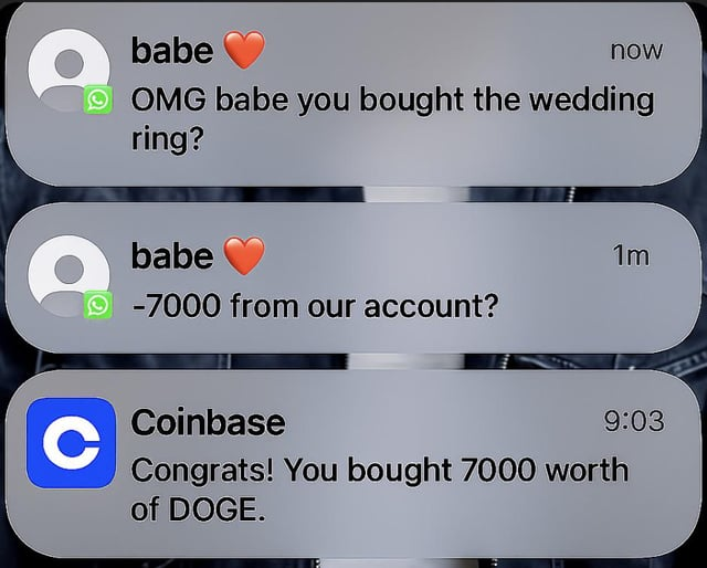 sometimes you just gotta take the risk