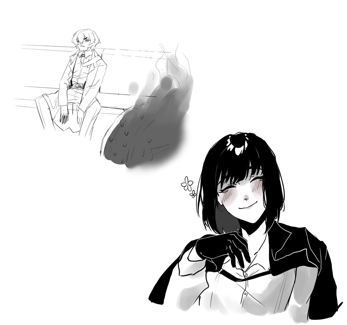 april fool sillies. i was gonna draw more but ran out of fuel