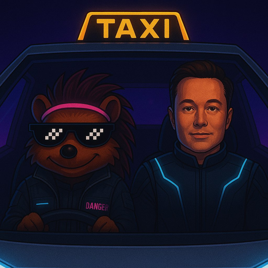 Krzysztof238536's tweet photo. @solbountyy $DANGER ,looks like Pokemon bro. Its new ELONs Mascot 

0xba374579925EAC2A9c7446b30EC4339E9c7C2658

Last chance for take Danger TAXI !  🚀

@elonmusk @Tesla @robotaxi
@Danger_Mascot https://t.co/wtI78vujGc