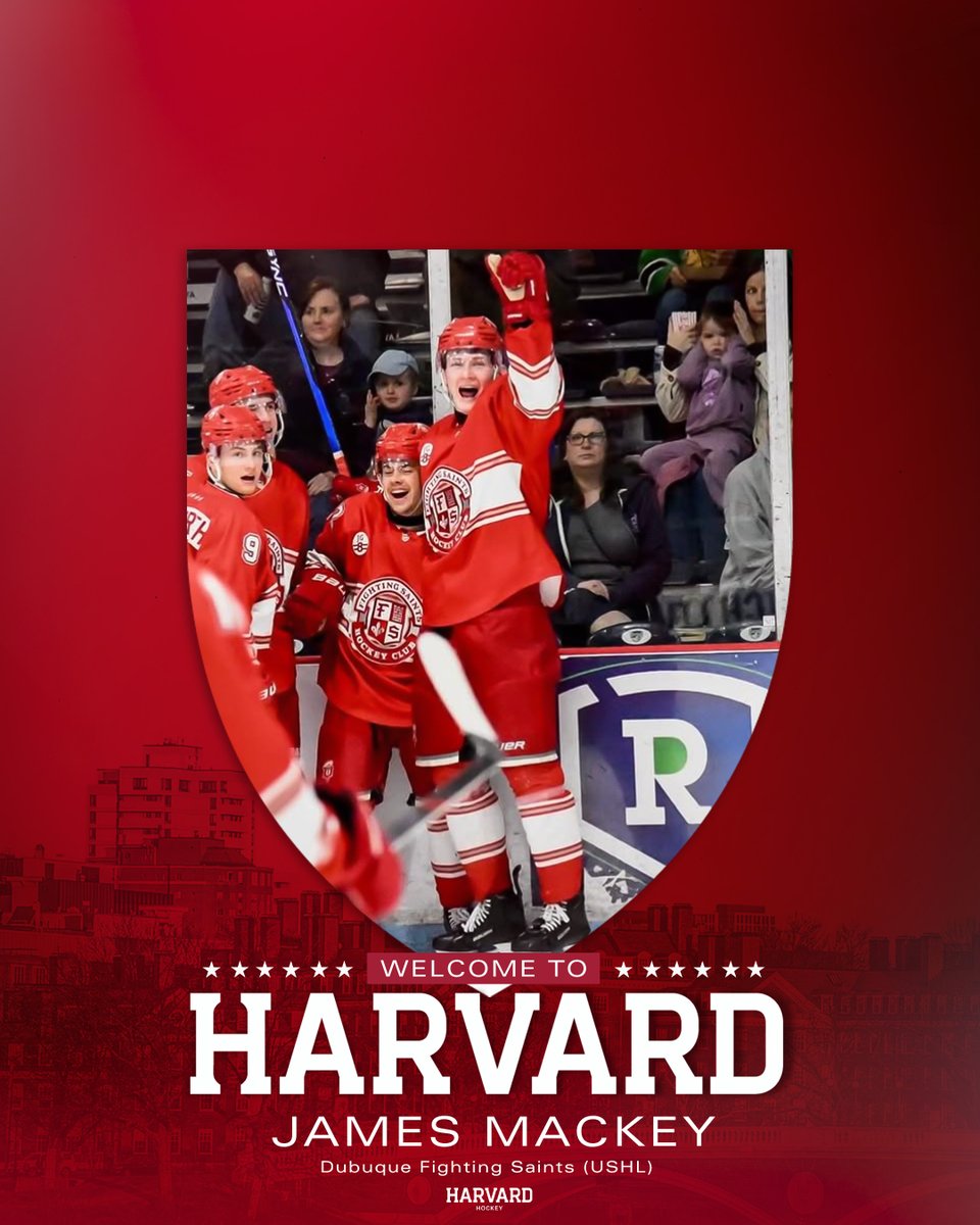 Welcome to Cambridge, James Mackey 🔴
#GoCrimson | #OneCrimson
