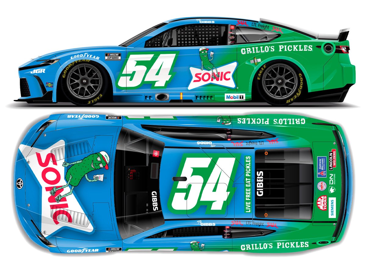 Pre-orders are open for the No. 54 Ty Gibbs Sonic/Grillo's Pickles die-cast! 

➡️ bit.ly/AllDiecast