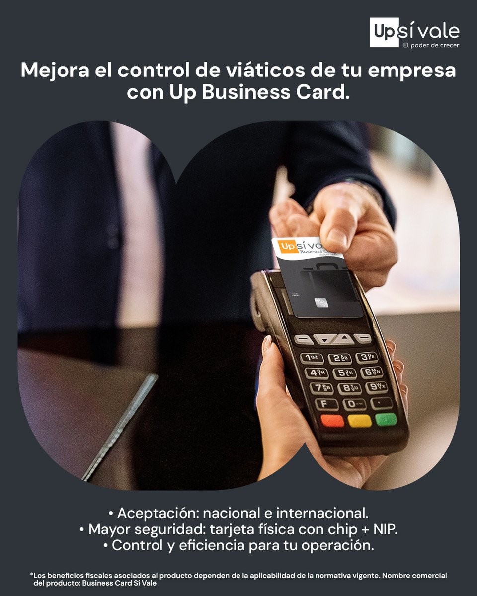 Optimiza el control de gastos en tu empresa con Business Card.🚀