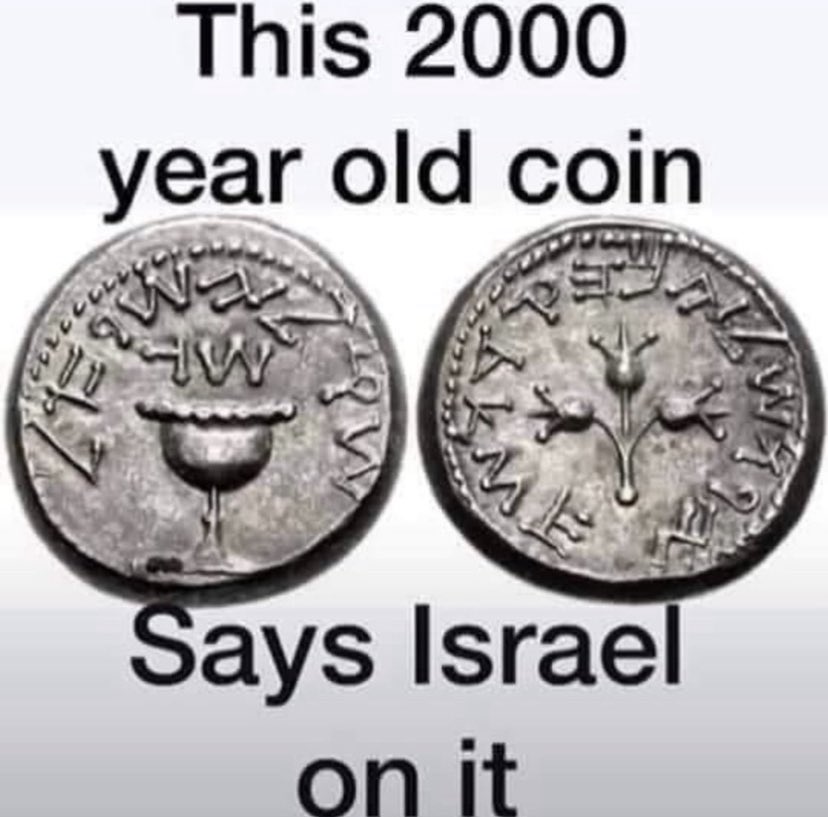 An Israeli mother (@isramum) on Twitter photo <a href="/JJJuraid/">Jasem Aljuraid (J.J.) | جاسم الجريّد</a> Nice of you to ask!
Palestine is the name the Romans gave JUDEA, the land of the Jews, to humiliate them, and renamed Jerusalem Aelia Capitolina. It was still the People of Israel's land, of which most (not all) of them were deported. There never was a "palestinian" Arab ppl <a href="/JJJuraid/">Jasem Aljuraid (J.J.) | جاسم الجريّد</a> Nice of you to ask!
Palestine is the name the Romans gave JUDEA, the land of the Jews, to humiliate them, and renamed Jerusalem Aelia Capitolina. It was still the People of Israel's land, of which most (not all) of them were deported. There never was a "palestinian" Arab ppl