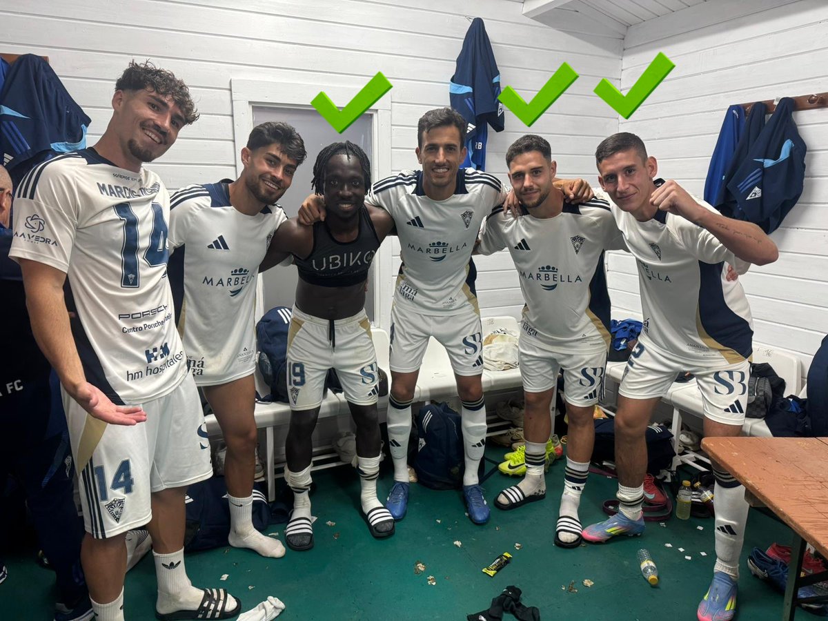 Seguimos juntos afición💪 <a href="/ErnestOhemeng/">Ohemeng Ernest</a> <a href="/jorgealvarezpr/">Jorge Alvarez</a> <a href="/Aitorpr4/">Aitor Puñal</a> 
No es facil salir del <a href="/marbella_fc/">Marbella FC</a> 😂
Mucha suerte vieja guardia 💙