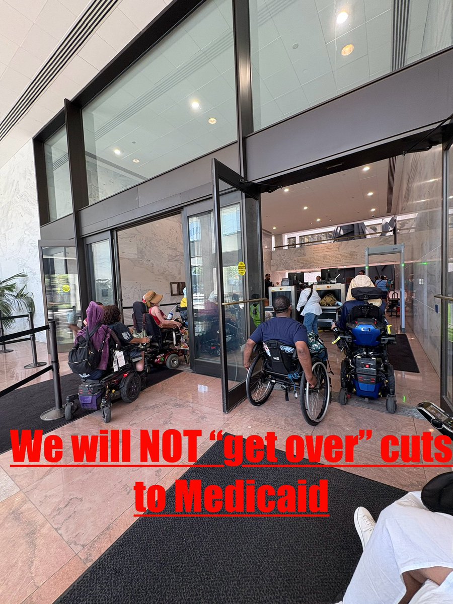 We are paying attention and we will be sure everyone else is until you stop trying to use Medicaid as a piggy bank. Just stop, vote no on the budget bill because—

#WeWontGetOverLosingMedicaid