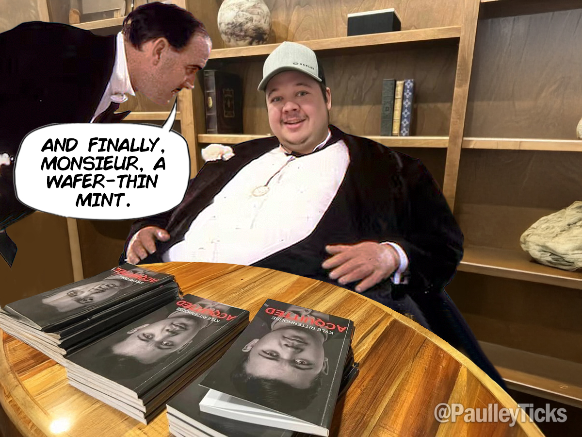 More like Kyle Eatinghouse ;)

#MrCreosote <a href="/JohnCleese/">John Cleese</a>