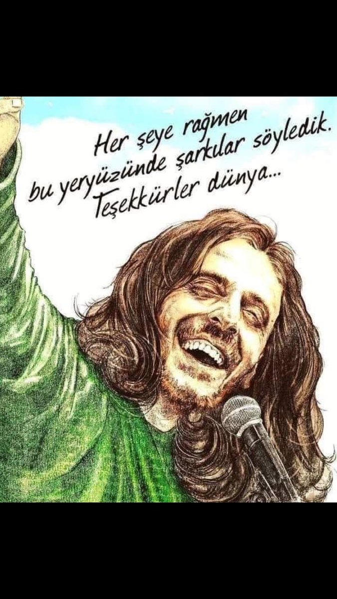 .🕊🌾🍃Ben nereden bilecektim ki;
ölümün ince belli bir bardak çayla, dudak arasında olduğunu..!
#KKoyuncu
..
Bütün dünyanın toprakları hepimizindir.
Bütün şarkılar dünyadaki tüm insanlarındır.
Ben bir müzisyenim, birazKaradenizliyim
DEVRİMCİYİM
#KazımKoyuncu💙Saygıyla, özlemle🥀