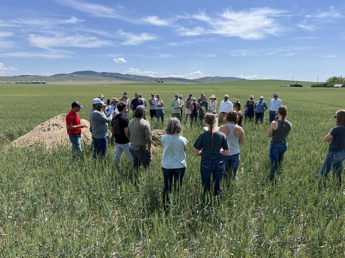 Next up, NRCS is presenting on a root pit we dug last night and expand on water infiltration.
