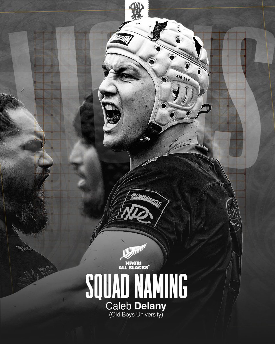 Wellington Lions forward Caleb Delany has been named in the 2025 Māori All Blacks squad, with the team assembling in Auckland ahead of their upcoming international fixtures against Japan and Scotland.

Read more here - tinyurl.com/2ph2m9v7