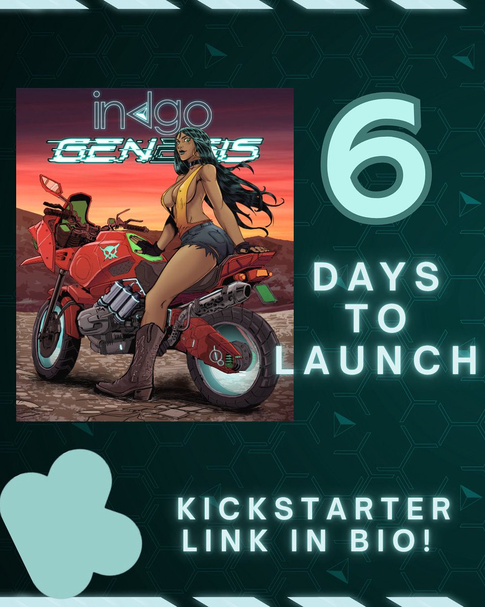 6 Days. 
One world ends. Another begins. 
Get ready to Step into the Future. 🚀

#indgogenesis #comics #indiecomics #kickstarter 

kickstarter.com/projects/indgo…