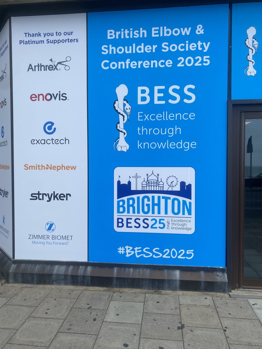 Day 1 #bess2025! Some great talks in sunny Brighton ☺️Thanks to the <a href="/PhysioMACP/">MACP</a> for funding my place at the conference 💪🏻
