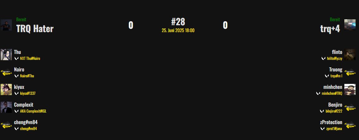 W weekly matchup