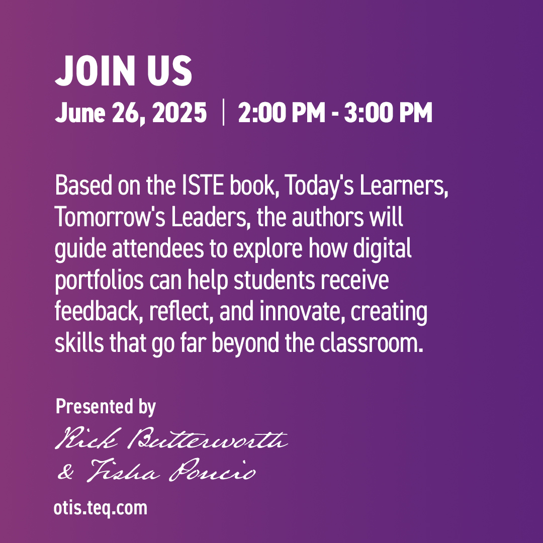 OTIS for educators (@otis4educators) on Twitter photo Gain skills beyond the classroom! Join our OTIS course on 6/26 at 2PM EDT with guest stars Rick Butterworth and Tisha Poncio to explore the benefits of portfolios. Help students reflect & innovate! Join here: hubs.ly/Q03t9PDJ0 <a href="/r1ck11/">Rick Butterworth</a> <a href="/TishaPoncio/">Tisha Poncio</a> #portfolio #CTE #pd #otis Gain skills beyond the classroom! Join our OTIS course on 6/26 at 2PM EDT with guest stars Rick Butterworth and Tisha Poncio to explore the benefits of portfolios. Help students reflect & innovate! Join here: hubs.ly/Q03t9PDJ0 <a href="/r1ck11/">Rick Butterworth</a> <a href="/TishaPoncio/">Tisha Poncio</a> #portfolio #CTE #pd #otis