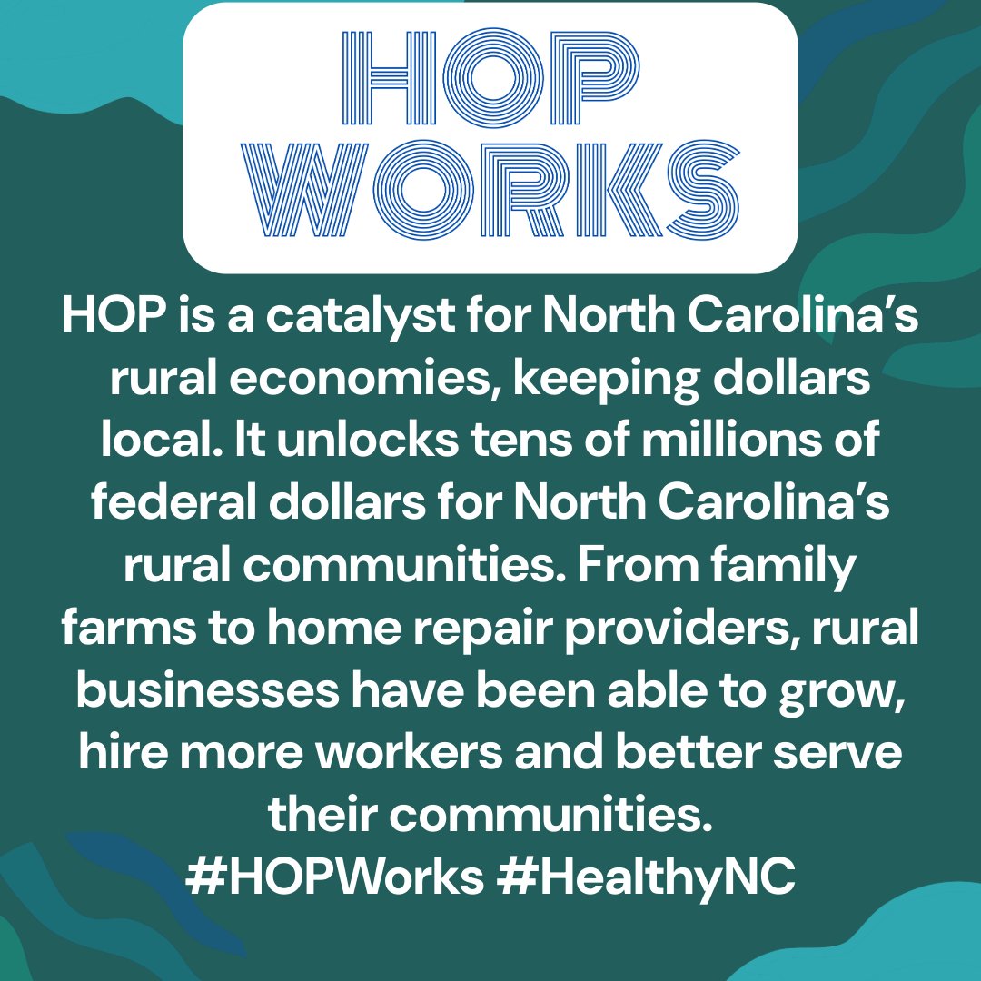 We want to hear your voice! Tag your rep with #HOPWorks #NCGA