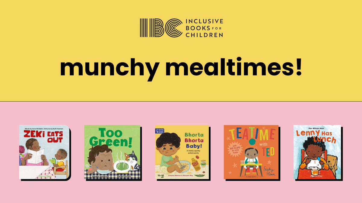 ibc_reads's tweet image. Order's up! 👩🍳 Enjoy our scrumptious list of inclusive books for babies and toddlers that bring out the fun side of mealtimes: learning the names of foods, helping in the kitchen, and, of course, tucking in! 🍓🥕
📚 inclusivebooksforchildren.org/collections/1-…
