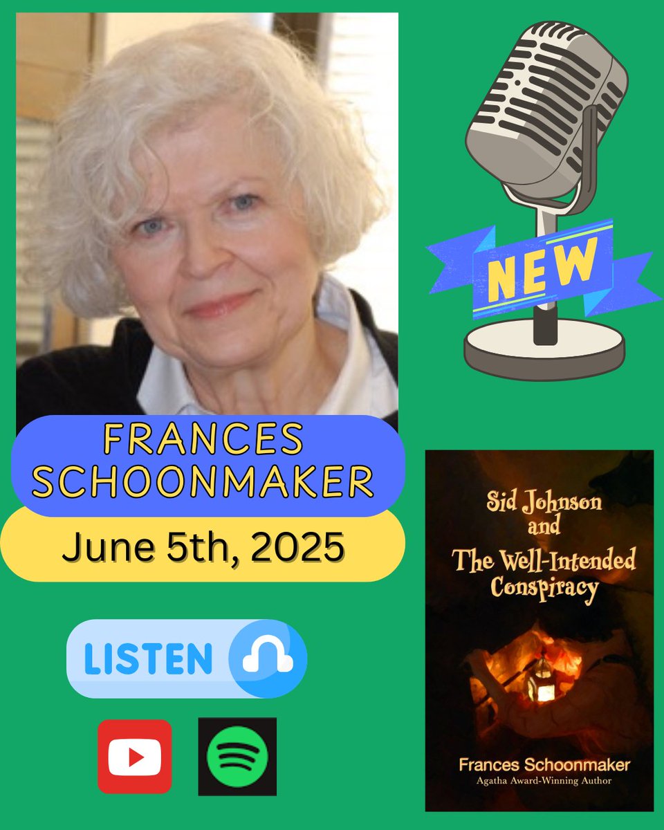 angiechristieWN's tweet image. 🎤📖TOMORROW, our interview with award-winning author ✨Frances Schoonmaker✨ hits YouTube! Get ready for some amazing writerly insights &amp;amp; a fantastic conversation!🤩Subscribe &amp;amp; turn on notifications!
youtube.com/@angiechristie…
#authorpodcast #historicalfiction #yaauthor #fantasy