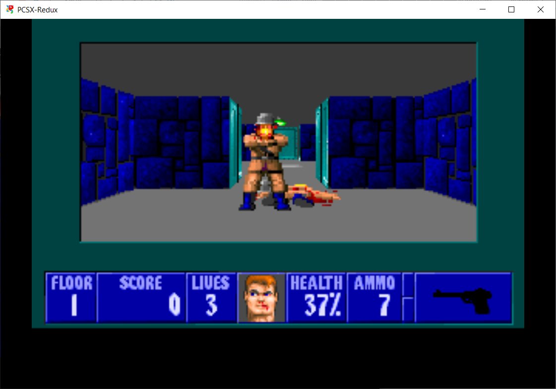 OldPirate11's tweet image. #Wolfenstein #3D for #PSX.
Corrected the palette, added sprites.
#Wolfenstein3D #Wolf3D #Wolf #PS1 #PSOne #PlayStation #PS #Sony #Port #PSXDev #32bit #indiedev #PSYQ #DOS #32XToPSX #32X2PSX #CoreDesign #ID #IDSowtware #PC13 #Soni #W3D #ChillyWilly #SEGA #32X