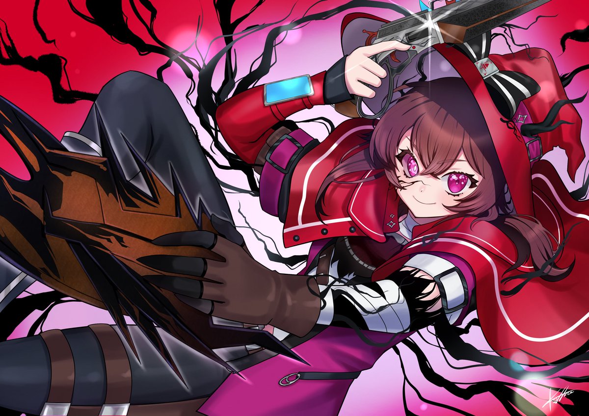 Despite the corrupted tendrils and the arm blade…

Nothing beats the smell of gunpowder and special modified potion rounds to go with it! ❤️🦾

🎨 - @/KRHNe1366 
#RUSTicILLUSTic #Vtuber