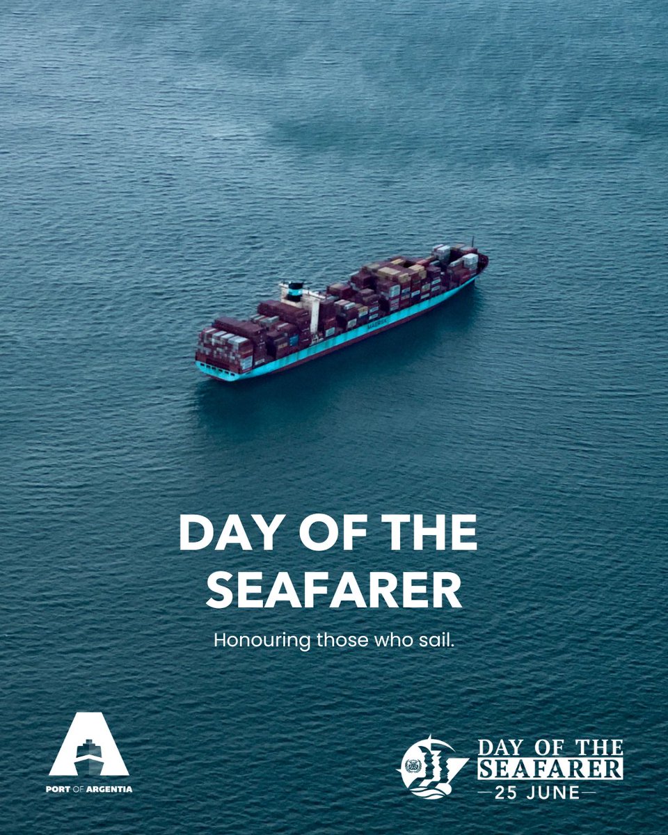 ⚓ Today, on #DayOfTheSeafarer, we salute the people who keep trade, energy, and innovation moving. 

We recognize the dedication, resilience, and expertise of seafarers around the world. Thank you for your service at sea and your role in connecting our communities to the world.