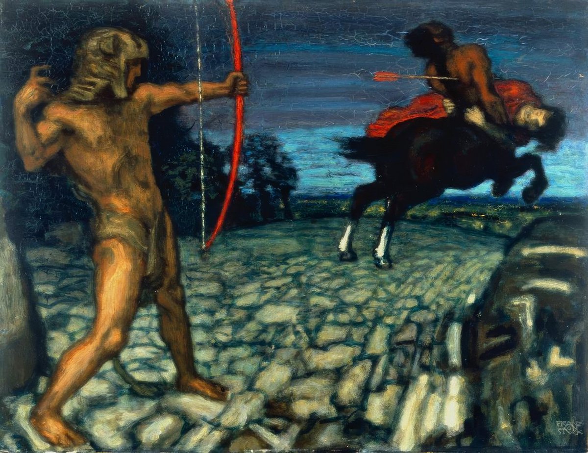 Franz Von Stuck
Hercules and Nessus