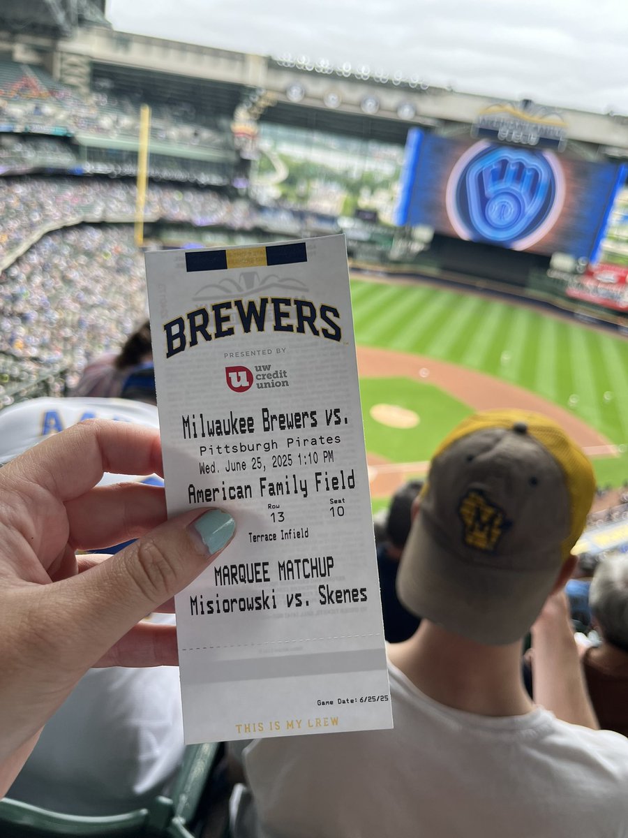 Pro tip: You can stop by guest relations and they’ll print you a physical ticket. 

It was an absolute must for today’s game.