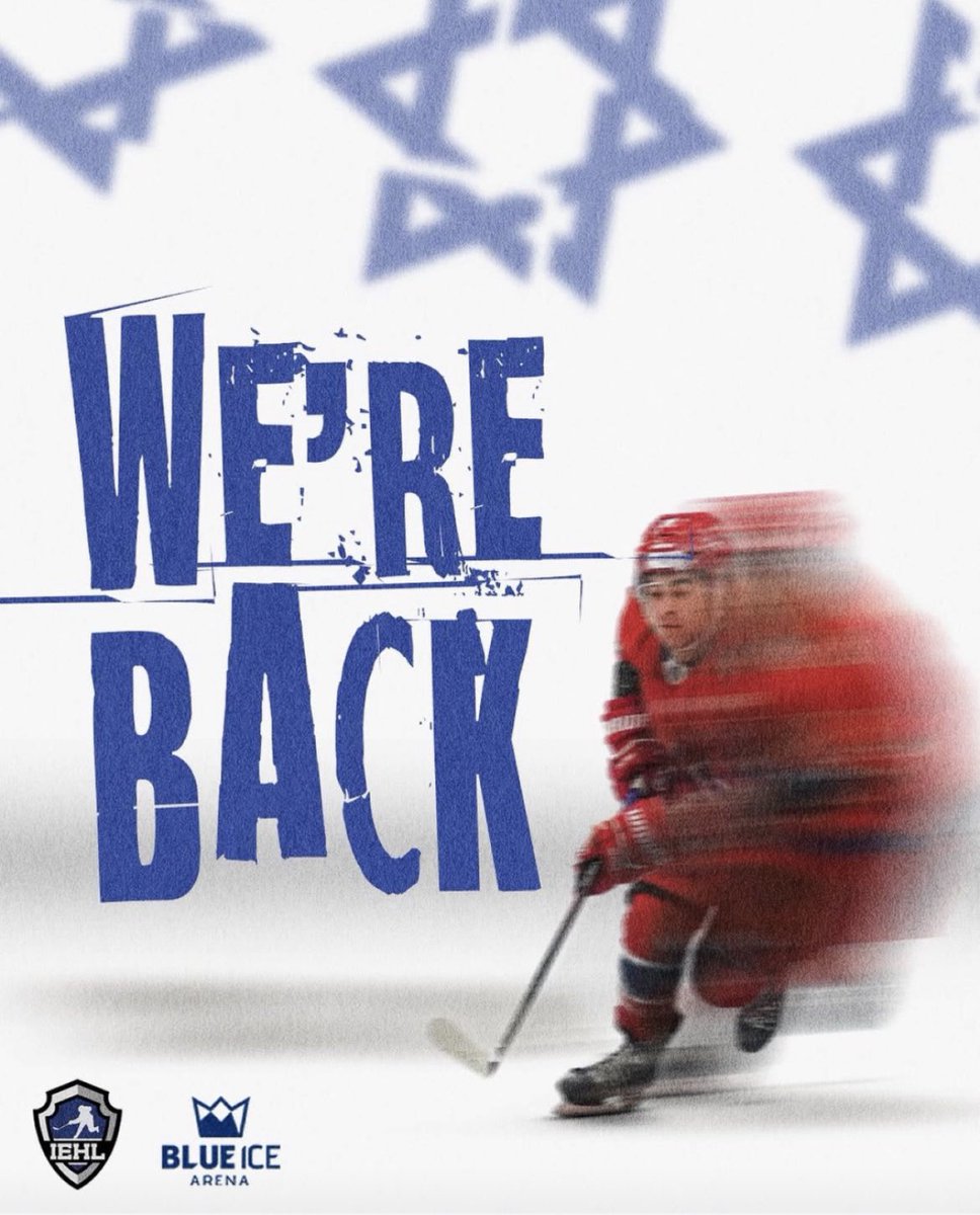 Good news, hockey fans in Israel

The IEHL <a href="/IsraelHockey/">Israel Elite Hockey League</a> is back after the 12 day war!

🇮🇱 🏒 💪
