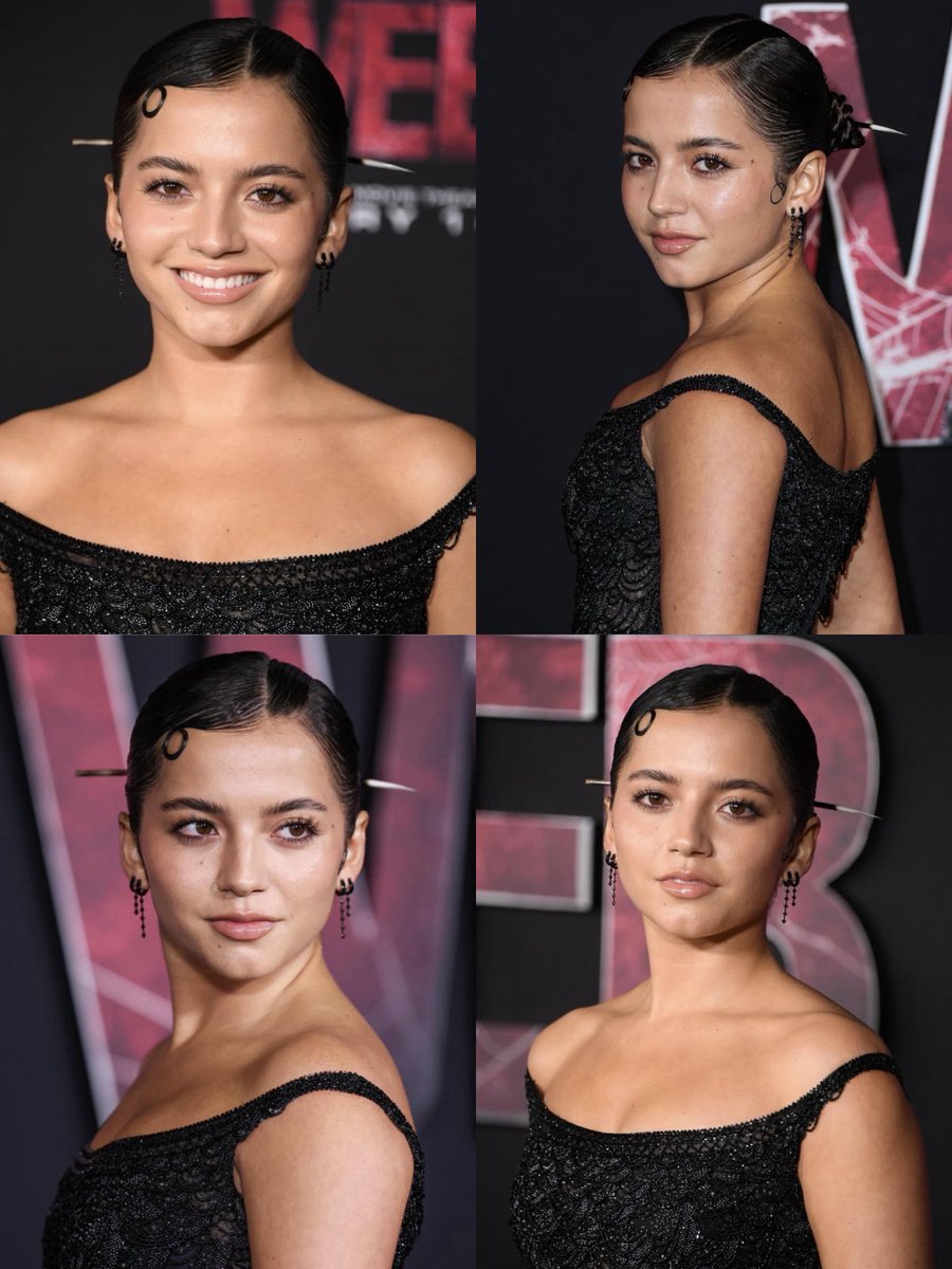 isabela merced at the ‘madame web’ premiere