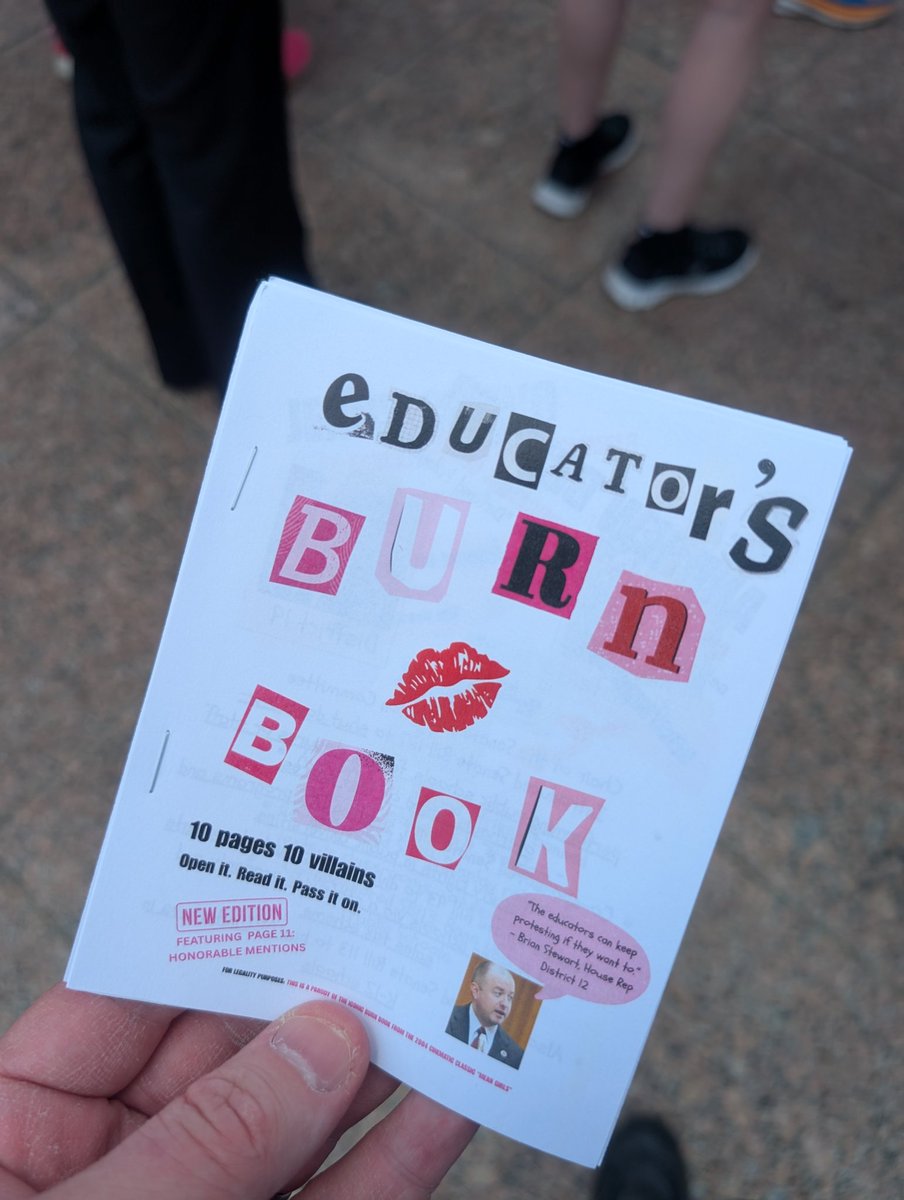 Hundreds -- and growing -- of educators, parents, community members are outside the statehouse to demand that legislators reject the budget that takes money from public school students and hands it to the wealthy and to billionaire sports franchises.