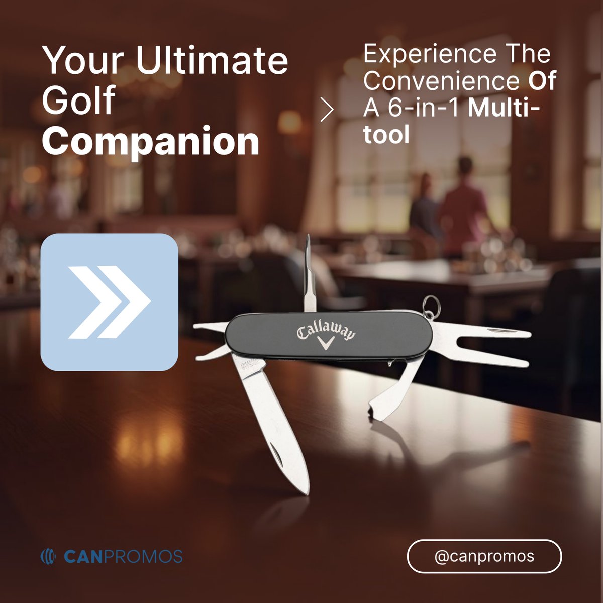 The Classic 6-in-1 Custom Golf Knife seamlessly combines a divot tool, ball marker, tee holder, and more. Perfect for improving your game and impressing fellow golfers! 🏌
.
.
canpromos.ca/product/microf…

#promotionalproducts