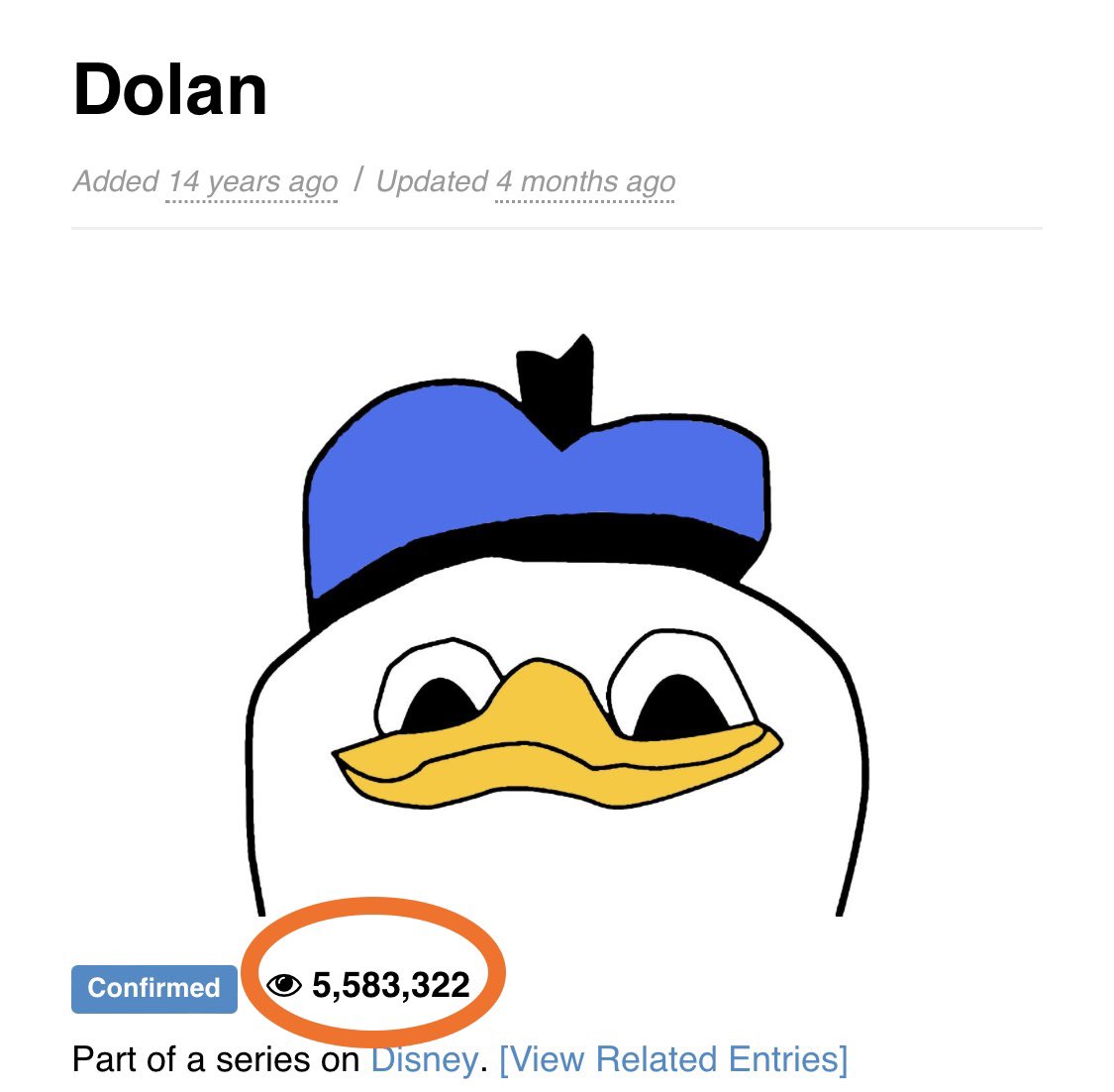 . <a href="/DolanDuckSol69/">Dolan Duck</a> meme coin will be one the biggest &amp; TBH I believe it could smoke $PEPE in market cap🦆💨 

Community is hella WILD - 12K+ diamond hands 🙌 💎held strong from $0.69 ATH down to $0.02 and current price is $0.056 as I write this.
Pure conviction, no paper hands