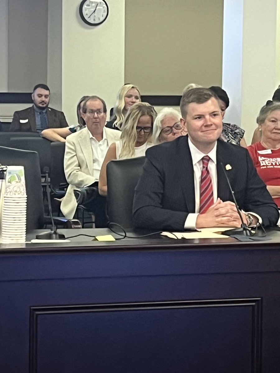 Testifying on HB113 in the Interim Joint Committee on Veterans,Military Affairs and  Public Protection today. Commonsense bill to eliminate the motor vehicle usage tax for Armed Forces. Let’s make KY the most veteran friendly state in the union. Great for our vets and workforce!