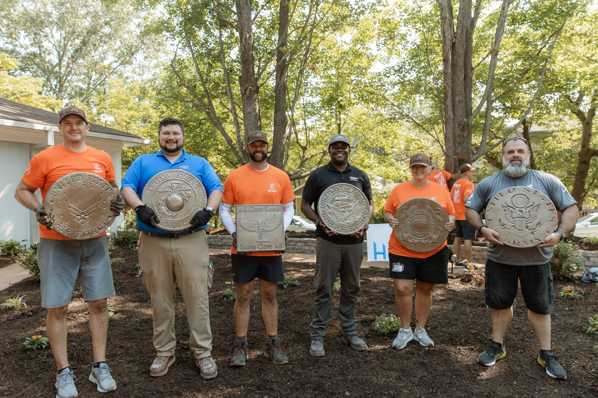 The Home Depot Foundation (@homedepotfound) on Twitter photo We came together in Asheville to serve with #TeamDepot. We appreciate <a href="/ITSLogisticsInc/">ITS4Logistics</a>, <a href="/HubGroup/">Hub Group</a>, <a href="/kirschtransport/">Kirsch Transportation</a> and <a href="/TMCTRANS/">TMC Transportation</a> for being part of this incredible day. We came together in Asheville to serve with #TeamDepot. We appreciate <a href="/ITSLogisticsInc/">ITS4Logistics</a>, <a href="/HubGroup/">Hub Group</a>, <a href="/kirschtransport/">Kirsch Transportation</a> and <a href="/TMCTRANS/">TMC Transportation</a> for being part of this incredible day.