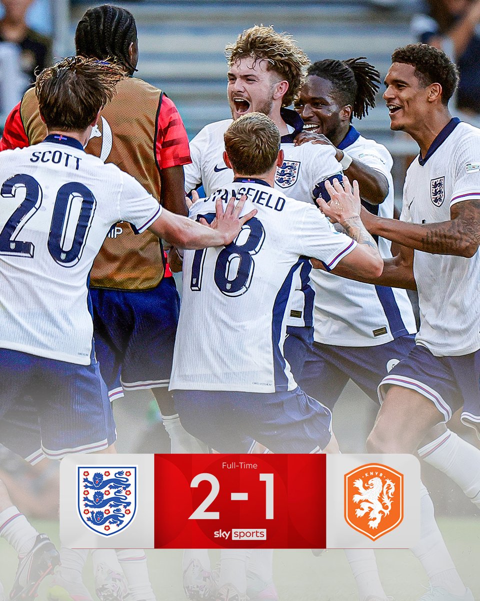 A Harvey Elliott double against Netherlands fires England into the U21 Euros final! 🏴󠁧󠁢󠁥󠁮󠁧󠁿